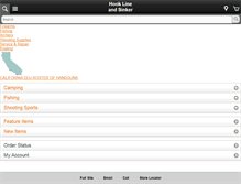 Tablet Screenshot of hookproshop.com